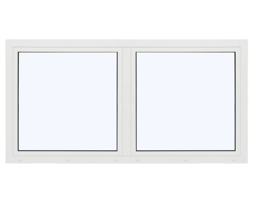 Doppelfenster mit Rahmen