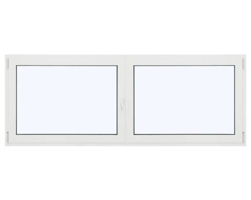 ARON Ternum Aluminiumfenster RAL 9016 verkehrsweiß 2 Flügelig (Dreh/Dreh-Kipp) mit beweglichem Pfosten (Stulp) 1400x900 mm DIN Links