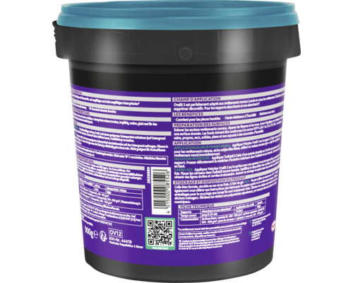 Eimer mit Klebstoff für Wandbeläge