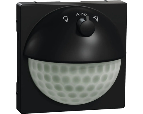 Merten MEG5711-0403 Argus 180 UP Sensor-Modul mit Schalter M-Pur schwarz/matt Bewegungsmelder für den Innenbereich mit Einstellknopf