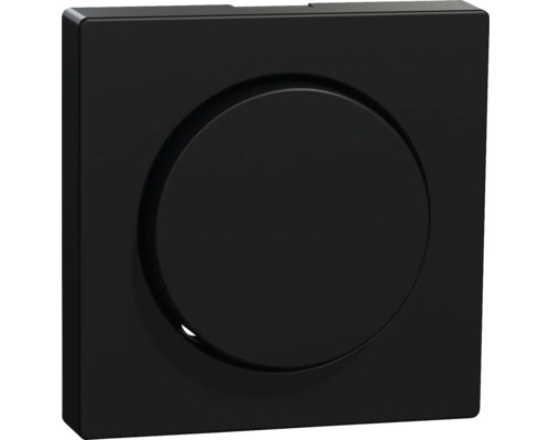 Merten MEG5250-0403 Zentralplatte mit Drehknopf Abdeckung für Dimmer M-Pure schwarz/matt