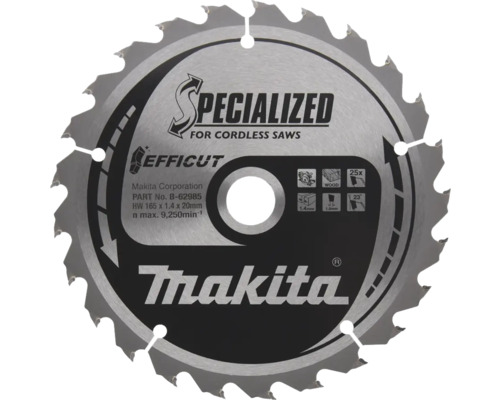 Makita Sägeblatt für Akku-Sägen, 165 Millimeter