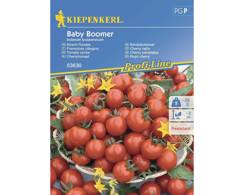 Kirsch-Tomate 'Baby Boomer' Kiepenkerl Hybride Gemüsesamen