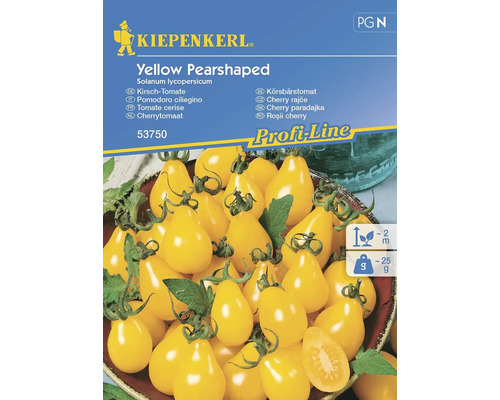 Kirsch-Tomate 'Yellow Pearshaped' Kiepenkerl Samenfestes Saatgut Gemüsesamen