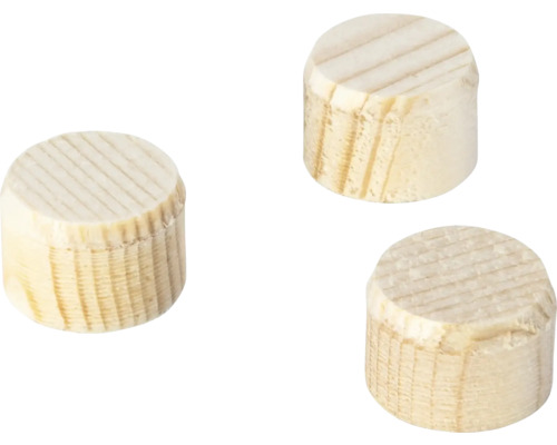 Konusplättchen Wolfcraft Ø 15 mm 50er Pack Drei Holzdübel für Holzverbindungen