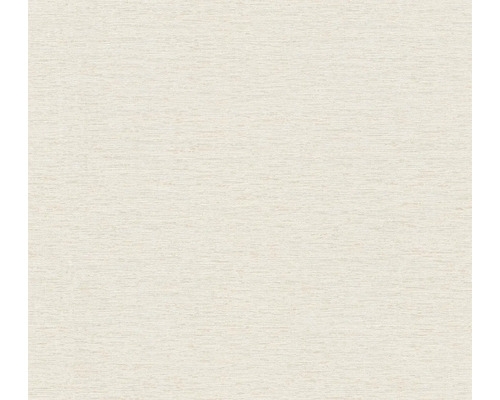 Vliestapete 39351-1 Famous Garden Uni meliert creme petrol Helle Textiltapete mit feiner Struktur