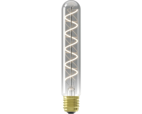 LED Lampe T32 dimmbar E27 4W titan 136 lm 1800 K warmweiß Calex Flex Filament 185 mm Röhrenförmige LED Lampe mit E27 Sockel und gewendeltem Leuchtdraht