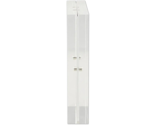 Weißer Spiegelschrank mit zwei Türen