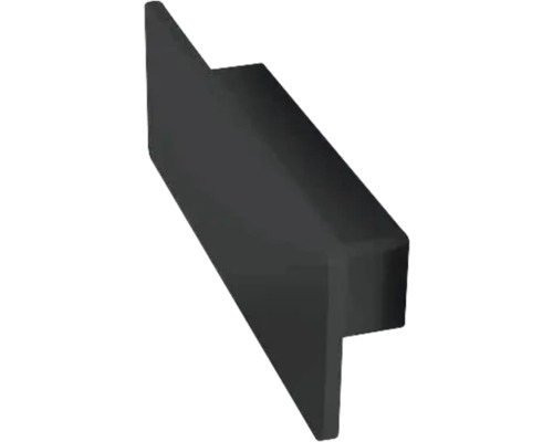 Wandpaneel mit Ablage Devo Lotos BxHxT 60x20x12 cm perfect touch schwarz matt Kunststoff Abschlussprofil