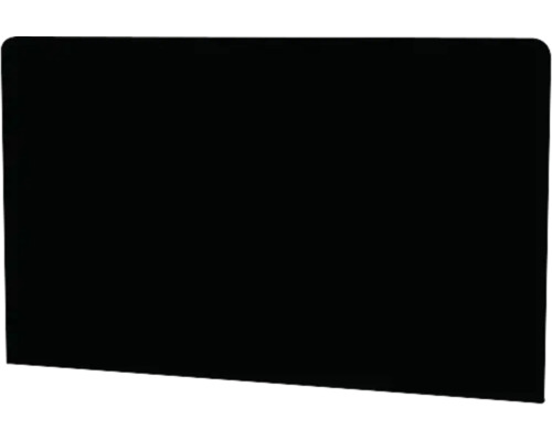 Wandpaneel über Waschbecken Devo Lotos BxHxT 66x40x1.7 cm perfect touch schwarz matt Rechteckige schwarze Plane