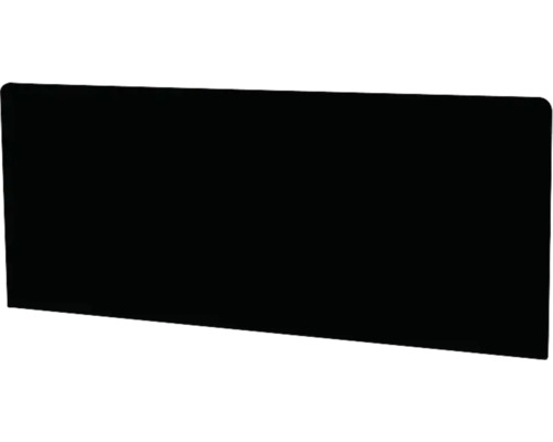 Wandpaneel über Waschbecken Devo Lotos BxHxT 96x40x1.7 cm perfect touch schwarz matt Schallschutzplatte