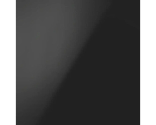 Glattblech Aluminium schwarz eloxiert 250x500x1 mm Dunkle, glänzende Oberfläche.