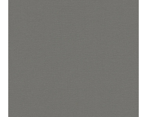 Vliestapete 37603-4 Natural Living Uni anthrazit Nahaufnahme einer grauen Tapete mit Textur