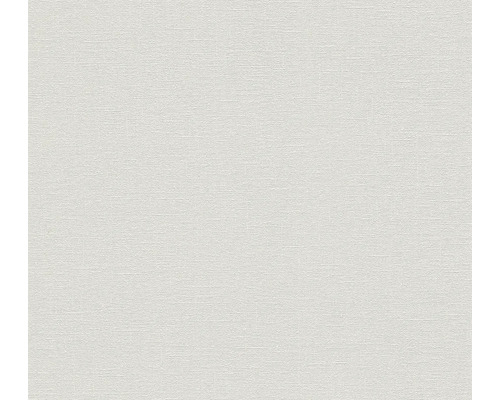 Vliestapete 37603-6 Natural Living Uni hellgrau Tapete mit feiner Textilstruktur
