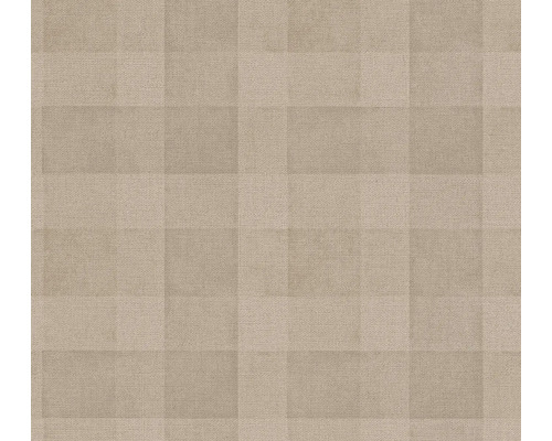 Vliestapete 38664-1 Natural Living Schachbrett beige Tapete mit Karo Muster