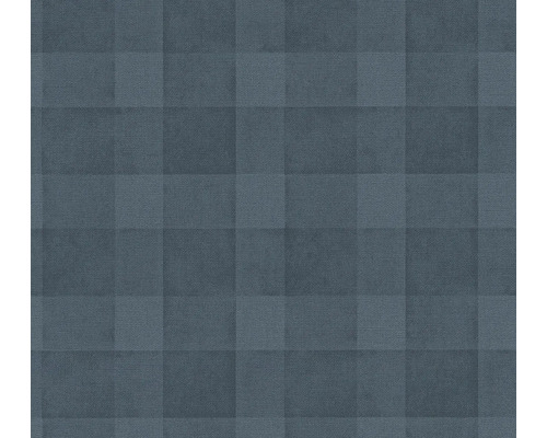 Vliestapete 38664-2 Natural Living Schachbrett blau Tapete mit Karomuster