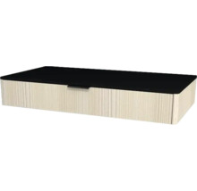 Waschtischunterschrank mit 1 Schublade Devo Lotos BxHxT 100 x 16 cm x 53 mm Frontfarbe structure avola cremeweiß