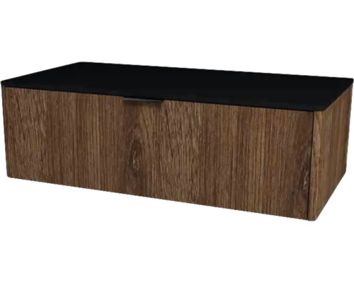 Waschtischunterschrank mit 1 Schublade Devo Lotos BxHxT 100 x 31 cm x 53 cm Frontfarbe bronze expressive oak