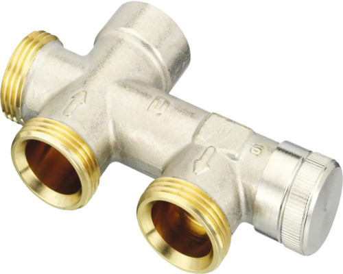 Thermostatventil-Anschlussverschraubung aus Metall