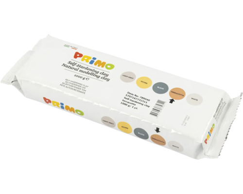 PRIMO Naturmodellierton, selbsthärtend, 1000 Gramm