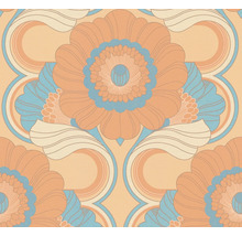 Vliestapete 39530-2 Retro Chic Blumen orange