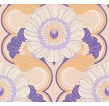 Blumentapete mit Retro Blumenmuster