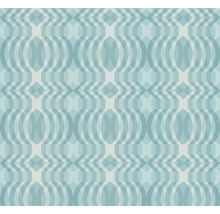 Vliestapete 39534-2 Retro Chicmuster blau