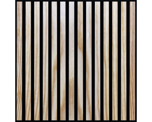 Holzpaneel mit vertikalen Lamellen für die Wandgestaltung