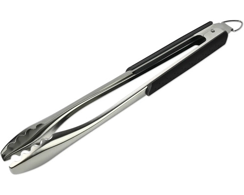 Grillzange aus Edelstahl mit Softgrip