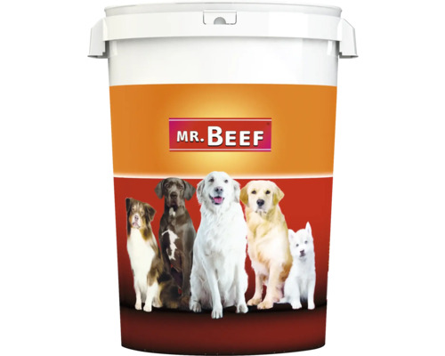 Mr. Beef Futtertonne mit Deckel, Kunststoff Durchmesser: 37 cm Höhe: 54 cm Fassungsvermögen: ca. 40 Liter (ohne Inhalt)