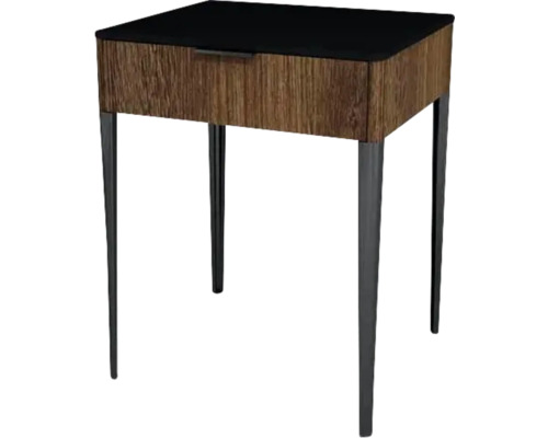 Waschtischunterschrank mit 1 Schublade Devo Lotos BxHxT 60 x 76 cm x 53 cm Frontfarbe bronze expressive oak