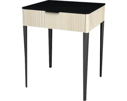 Waschtischunterschrank mit 1 Schublade Devo Lotos BxHxT 60 x 76 cm x 53 cm Frontfarbe structure avola cremeweiß Waschtischunterschrank mit 1 Schublade Devo Lotos BxHxT 60 x 76 cm x 53 cm Frontfarbe structure avola cremeweiß