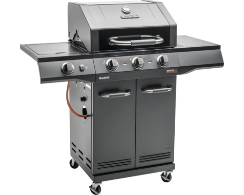 Char-Broil Gasgrill mit Ablageflächen, Drehknöpfen, Türen und Rollen