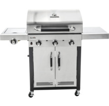 Gasgrill mit drei Brennern, Seitenbrenner und Unterschrank