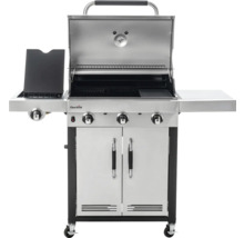 Gasgrill mit drei Brennern, Seitenkochfeld und Unterschrank