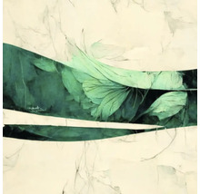 Abstrakte Kunst mit floralen Elementen