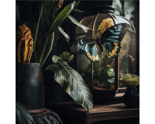 Giclée Leinwandbild Butterfly 085 60x80 cm