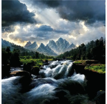 Giclée Leinwandbild Rockys 0012 60x80 cm