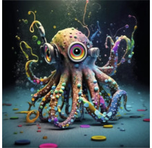 Giclée Leinwandbild Octopus 0190 60x80 cm