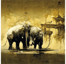 Giclée Leinwandbild Abstract 0048 60x80 cm