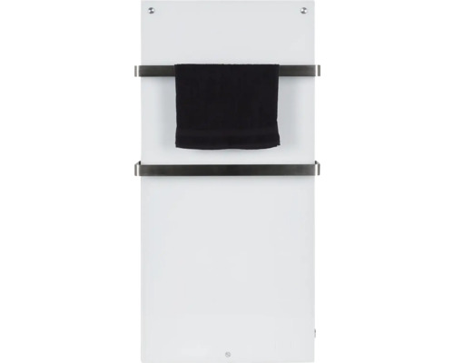 Handtuchwärmer mit Handtuch