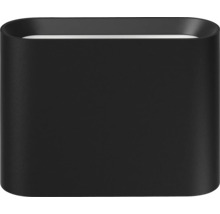 Schwarze Wandleuchte