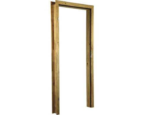 Komplettzarge Eiche Rustic furniert 86x198,5 WS 14-16 DIN Links Holztürzarge für Innentüren