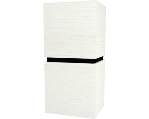 Hängeschrank mit 2 Türen und 1 Schublade Devo Viva 2.0 links BxHxT 40x84x35 cm strukture white Holzdekor