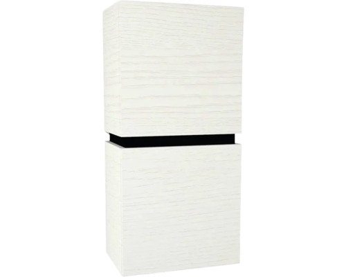 Hängeschrank mit 2 Türen Devo Viva 2.0 rechts BxHxT 40x84x26 cm strukture white Holzdekor