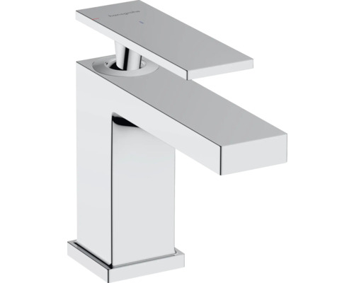 hansgrohe Waschtischarmatur TECTURIS E 80 CoolStart EcoSmart+ mit Zugstange chrom 73002000 hansgrohe Waschtischarmatur TECTURIS E 80 CoolStart EcoSmart+ mit Zugstange chrom 73002000