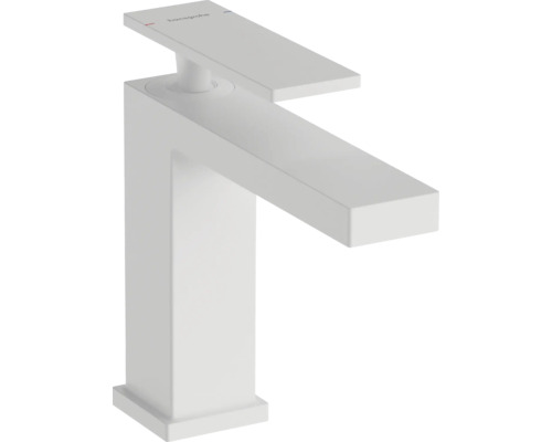 hansgrohe Waschtischarmatur TECTURIS E mit Zugstange weiß matt 73010700