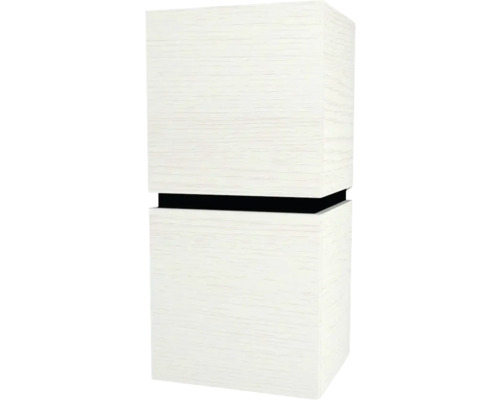 Hängeschrank mit 2 Türen Devo Viva 2.0 links BxHxT 40x84x35 cm strukture white Holzdekor