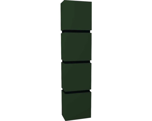 Hängehochschrank mit 4 Türen Devo Viva 2.0 rechts BxHxT 40x170x26 cm conifer green supermatt