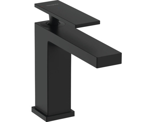 hansgrohe Waschtischarmatur TECTURIS E mit Zugstange schwarz matt 73014670